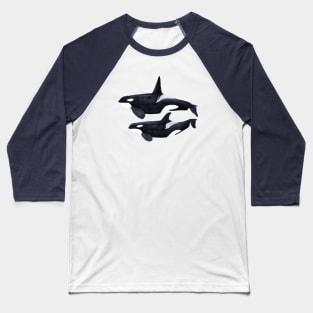 Orca male and female Baseball T-Shirt